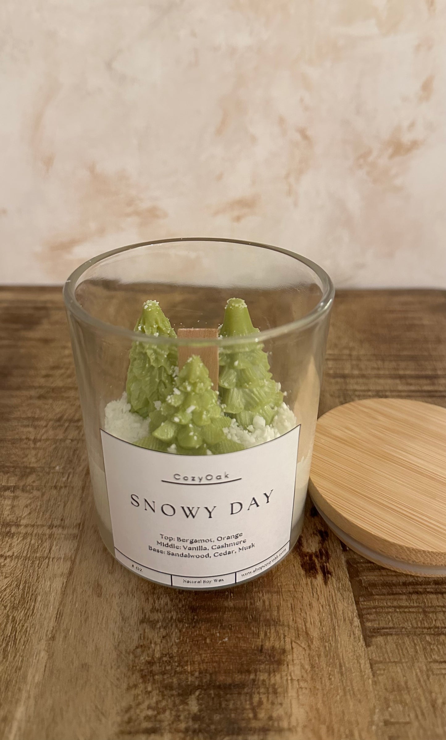Snowy Day Candle