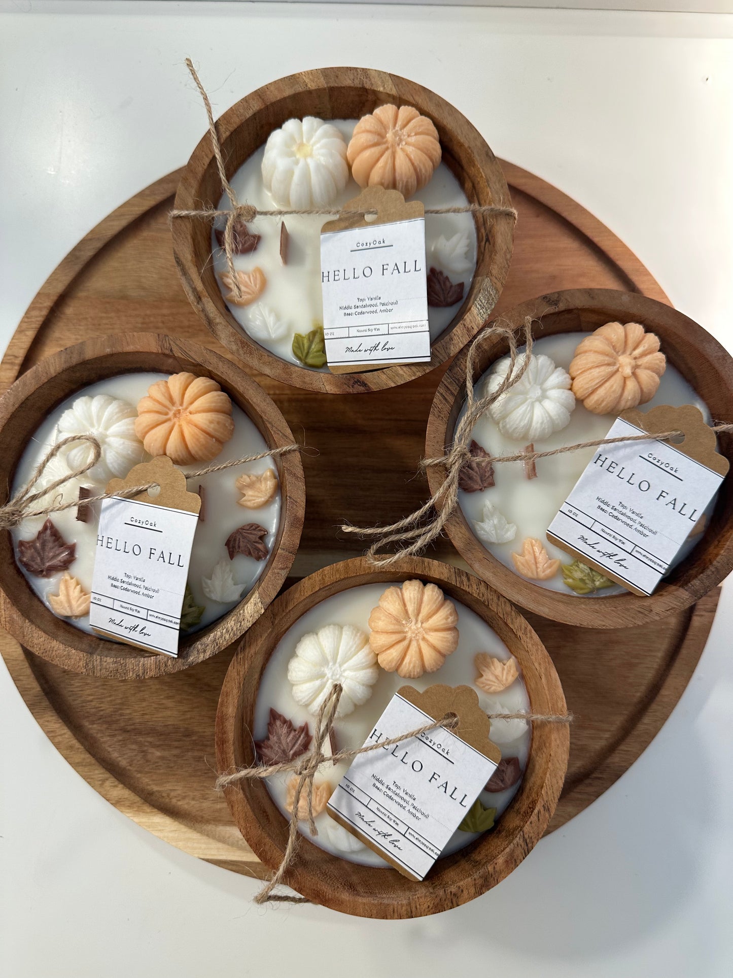 Hello Fall Candle